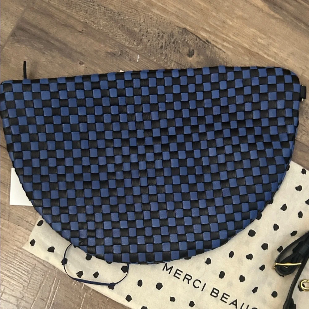 Clare V Grande Fanny Blue and Cobalt - Picture 12 of 15